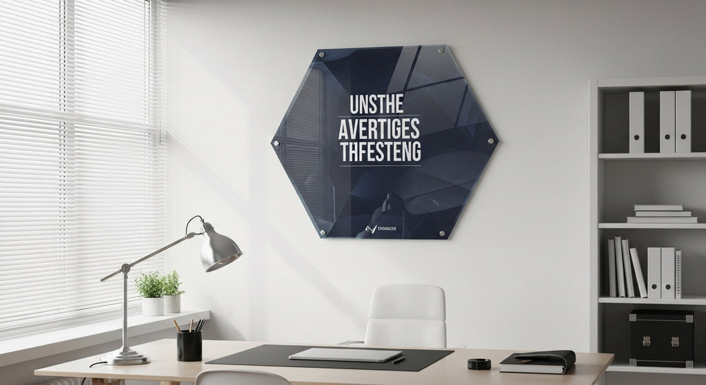 Cuadro Publicitario "Hexagonos"